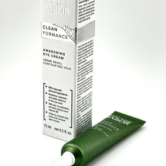 Doctor Babor Clean Formance Awakening Eye Cream 15ml Full Size New In Box - Picture 2 of 2